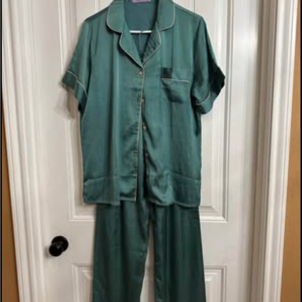 Target Green Pajama Set
